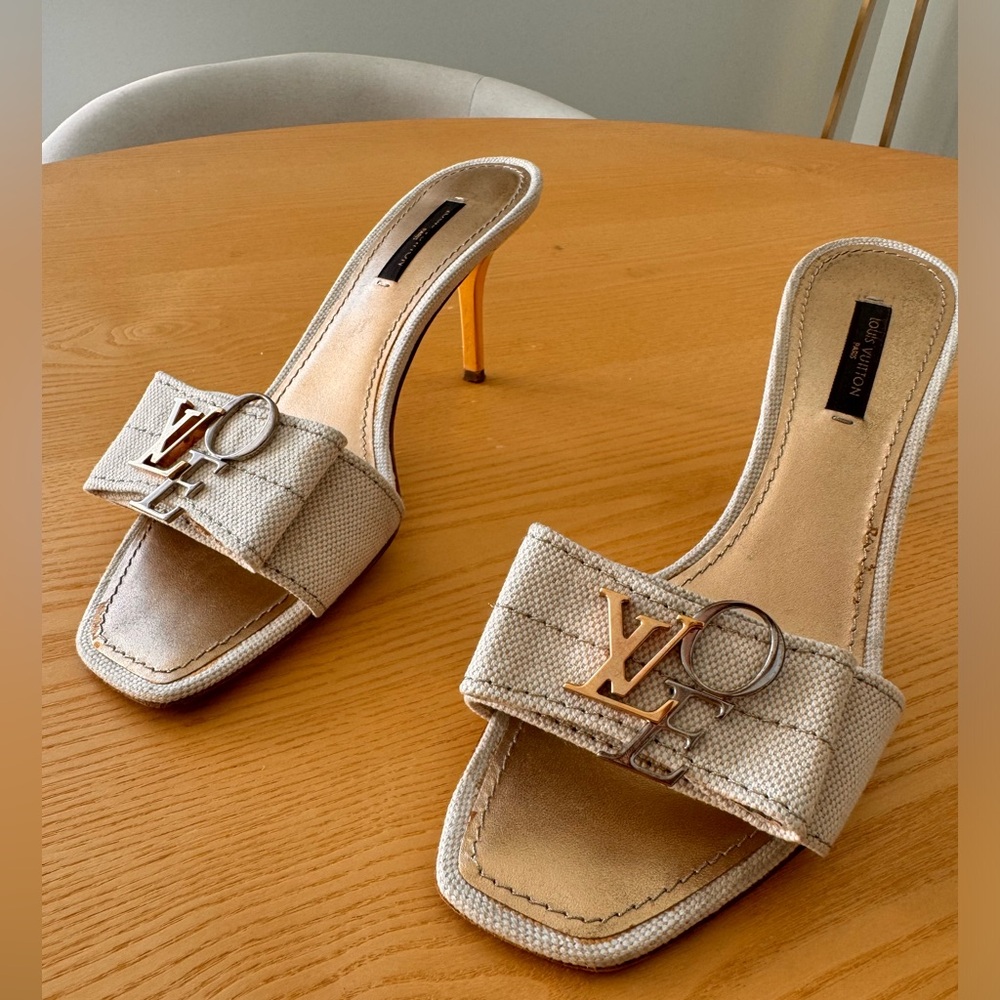 LOUIS VUITTON slide sandals